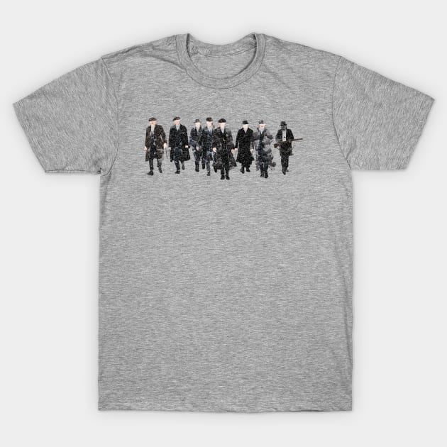 Peaky Blinders The Crew watercolour print T-Shirt by FisherCraft